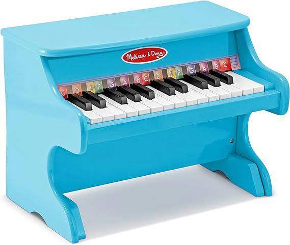 Melissa & Doug Learn-to-Play Piano With 25 Keys and Color-Coded Songbook