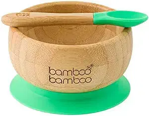 bamboo bamboo Suction Bowl for Baby