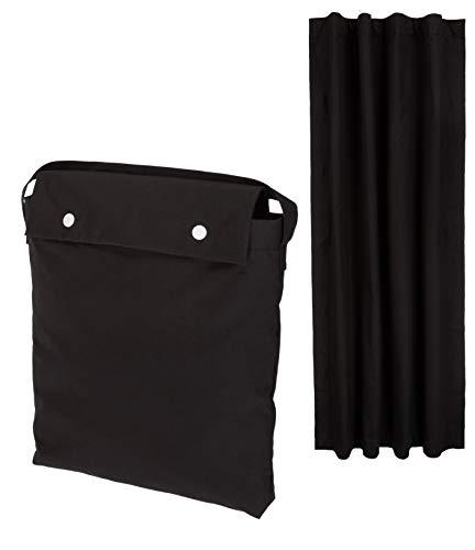 Amazon Basics Portable Window Blackout Curtain Shade with Suction Cups for Travel