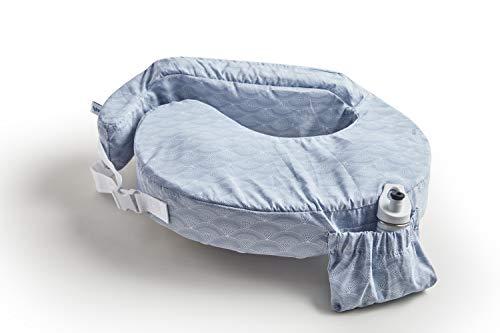 My Brest Friend Inflatable Travel Nursing Pillow for Breastfeeding, Bottlefeeding & Posture Support with Slipcover