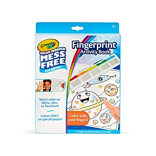 Crayola Color Wonder Mess Free Fingerprint Ink Painting Activity Set