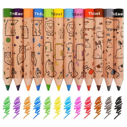 Short Jumbo Colored Pencils