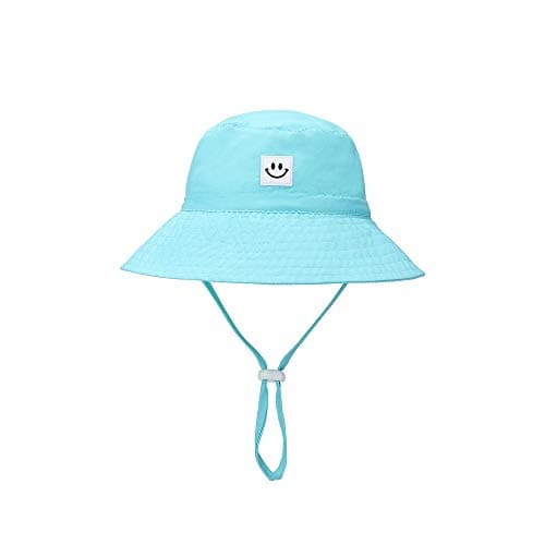 Baby Sun Hat Smile Face Toddler UPF 50+ Sun Protective Bucket hat
