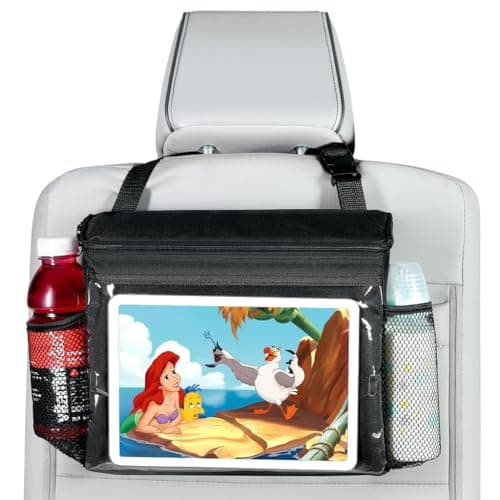 lebogner Insulated Car Seat Back Organizer + iPad And Tablet Holder
