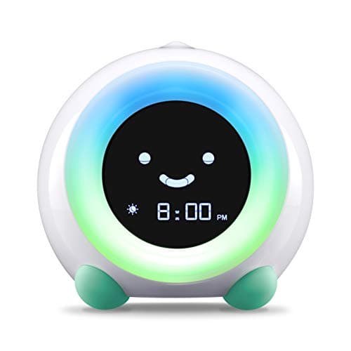 LittleHippo Mella: Ready to Rise Children's Sleep Trainer, Night Light, Sound Machine and OK to Wake Alarm Clock for Kids