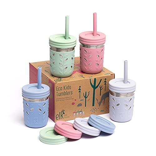 Elk and Friends Stainless Steel Cups