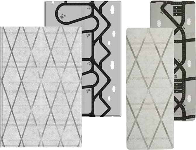 Ruggish Soft Cushion Reversible Baby Kids Playmat