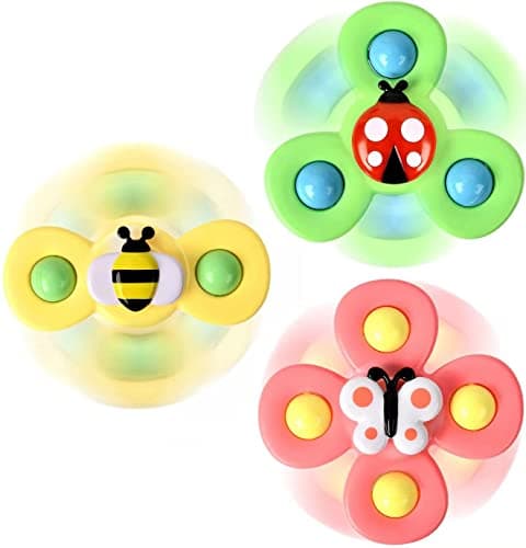 3PCS Suction Cup Spinner Toys