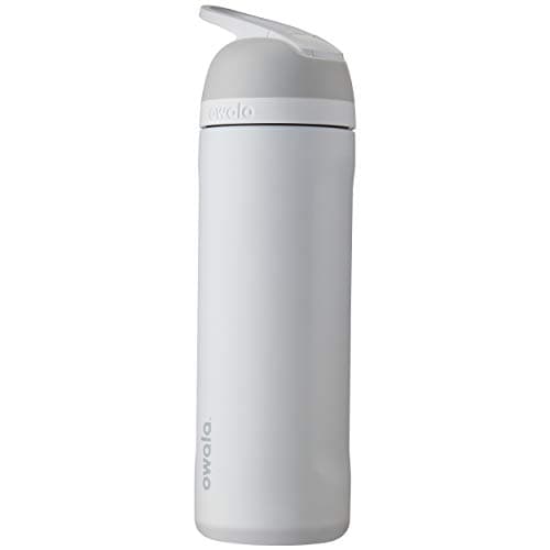 Owala Flip Insulated Stainless-Steel Water Bottle with Straw and Locking Lid, 32-Ounce, Hyper Flamingo