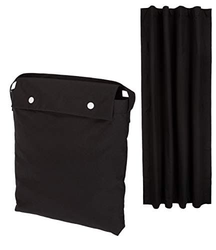 Amazon Basics Portable Window Blackout Curtain Shade with Suction Cups for Travel