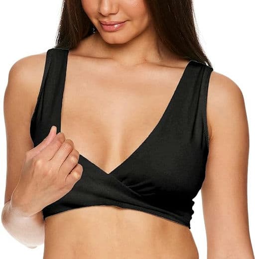 Lamaze Nursing Bra Stretch Cotton - Maternity Bra and Breastfeeding Bra - Nursing Bras for Sleep