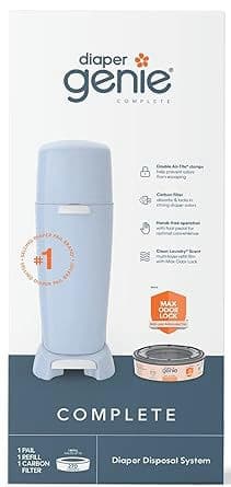 Diaper Genie Complete Diaper Pail (White)