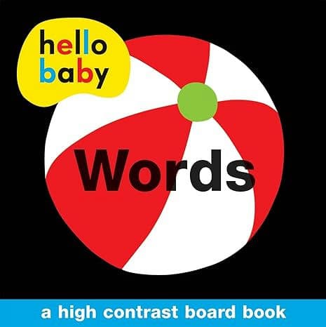 Hello Baby: Words: A High-Contrast Board Book Board book