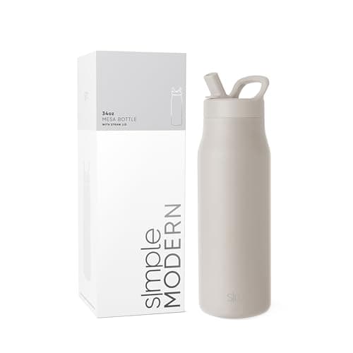 Simple Modern Water Bottle with Straw