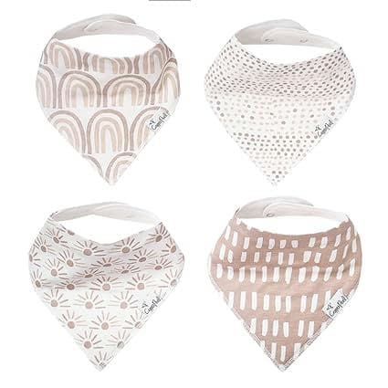 Copper Pearl Baby Bandana Drool Bibs