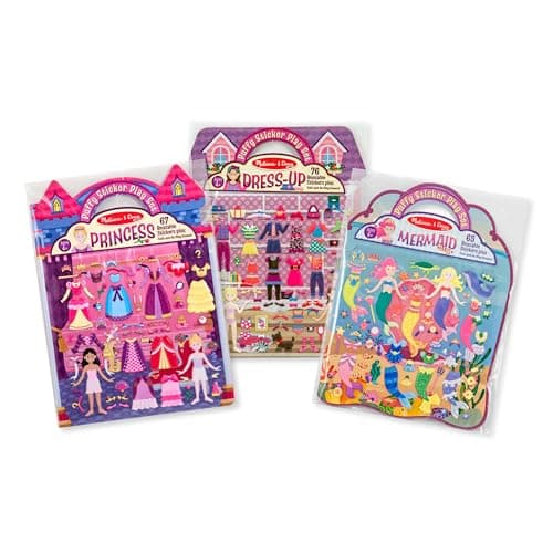 Melissa & Doug Puffy Sticker Activity Books Set