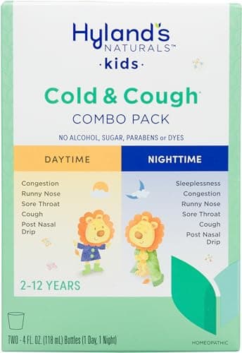 Hyland's Naturals Kids Cold & Cough, Day and Night Combo Pack