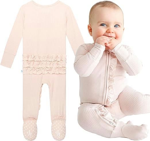 Posh Peanut Footie Zippered One Piece