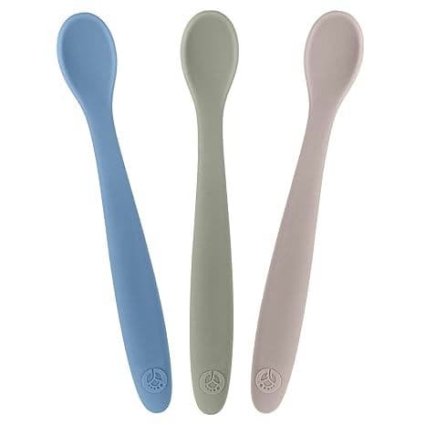 WeeSprout Silicone Baby Spoons