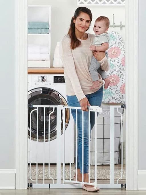 Easy Step 38.5-Inch Wide Walk Thru Baby Gate