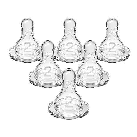 Dr. Brown’s Natural Flow Level 2 Narrow Baby Bottle Silicone Nipple
