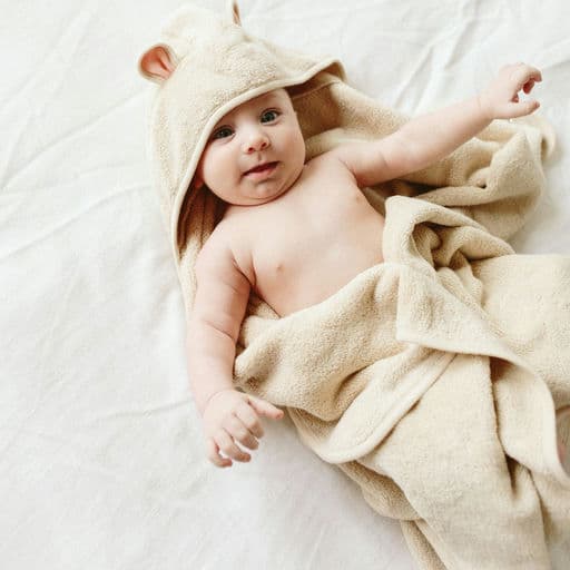 GOUMI KIDS X BABYLIST Cotton Terry Animal Hooded Bath Towel