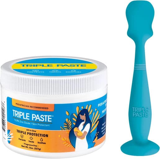 Triple Paste Diaper Rash Cream and Spatula Bundle