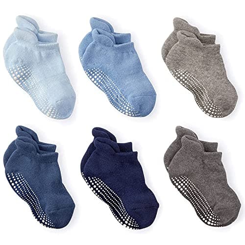 LA ACTIVE Non Slip Grip Ankle Socks