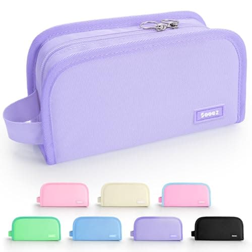 Sooez Wide Opening Pencil Case