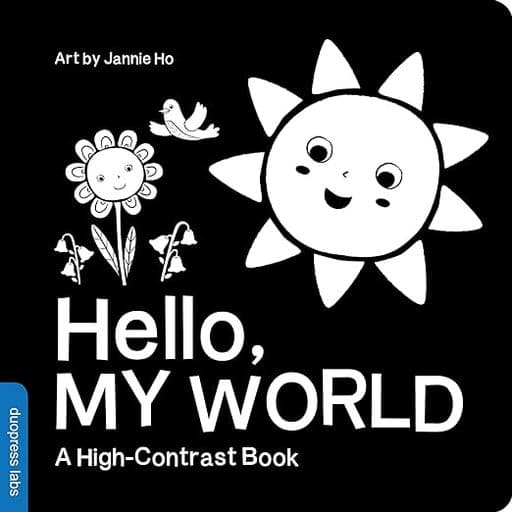 Hello, My World: A High-Contrast Board Book for Babies