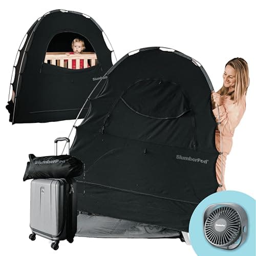 SlumberPod with Fan The Original Blackout Sleep Tent