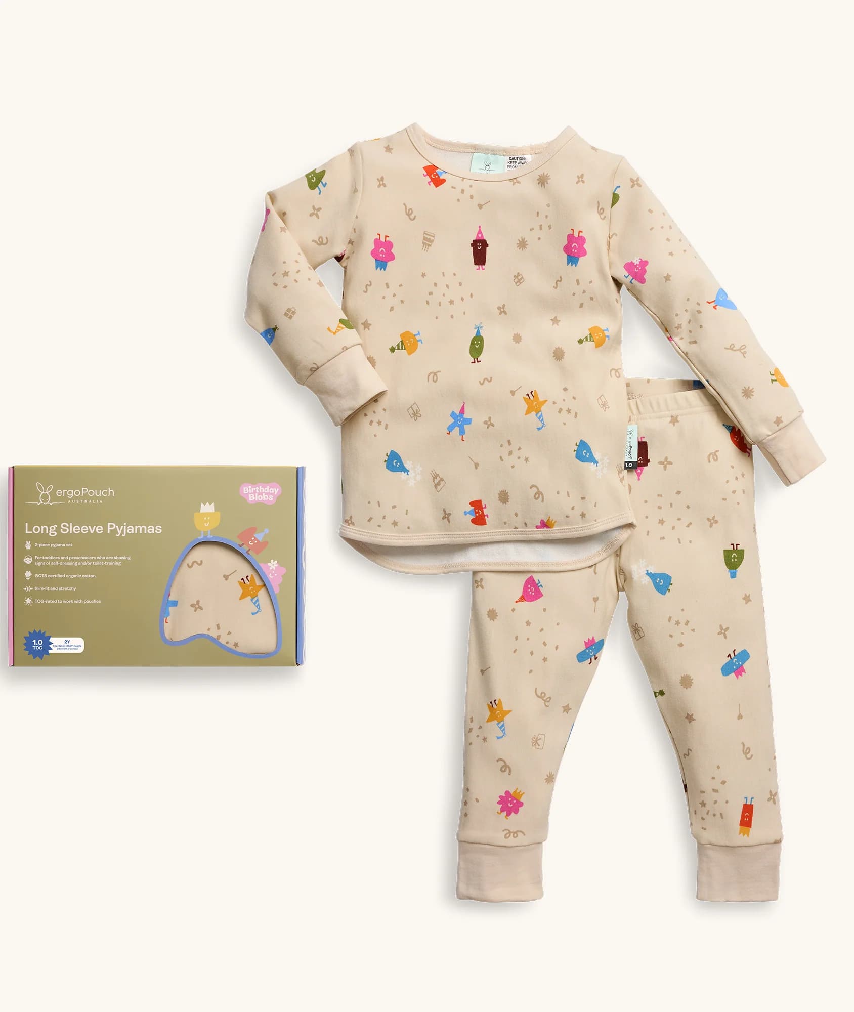 Long Sleeve Pajamas 1.0 TOG (2-Piece)